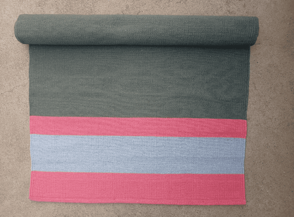Recycled cotton yoga mat