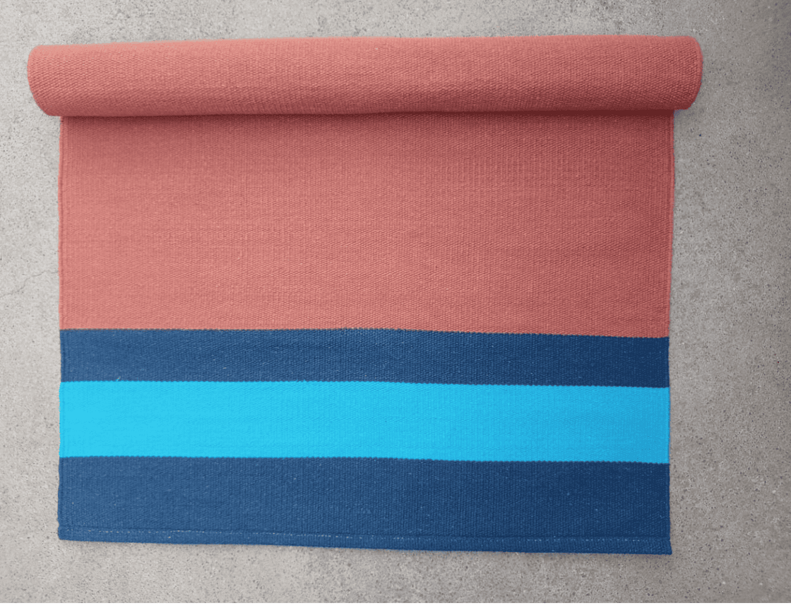 Recycled cotton yoga mat