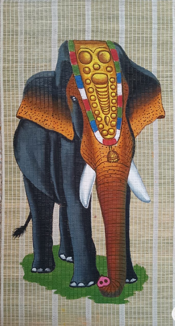 Wall decor paintings with Natural Fibres - 4