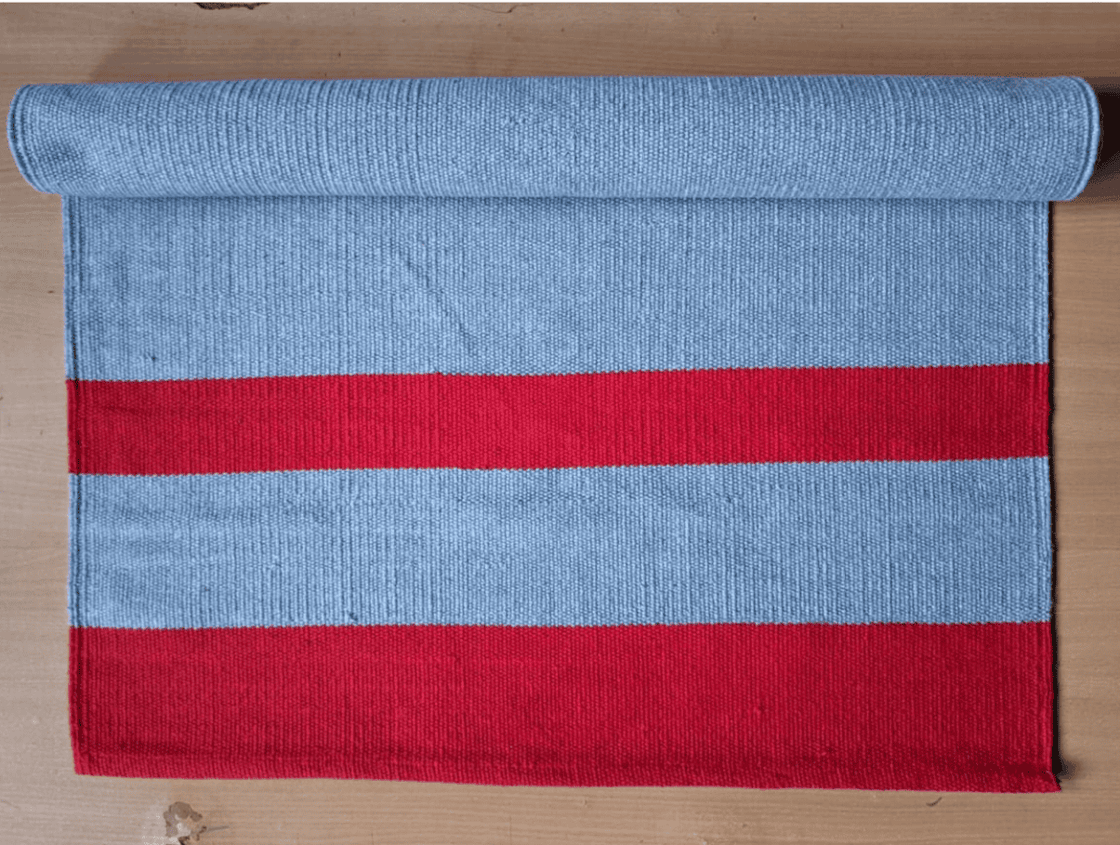 Recycled cotton yoga mat