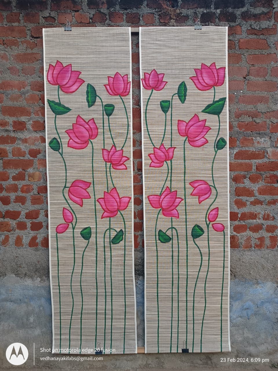 Wall decor paintings with Natural Fibres - 2